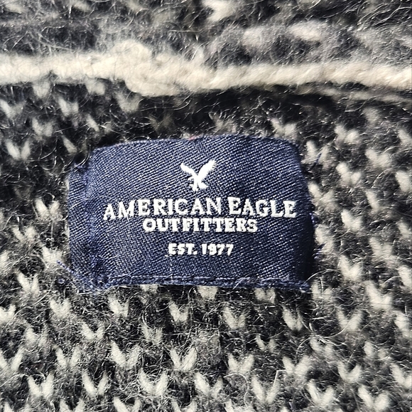 American Eagle Outfitters Oversized Plaid Cardigan Sweater Coat XS-S - Picture 4 of 5